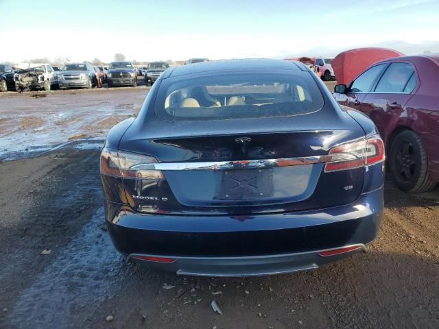 5YJSA1H16EFP44865 - 2014 TESLA MODEL S BLUE photo 6