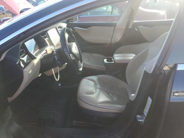 5YJSA1H16EFP44865 - 2014 TESLA MODEL S BLUE photo 7