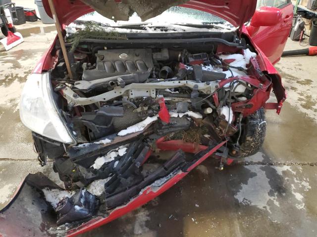 3N1BC13E37L440940 - 2007 NISSAN VERSA S RED photo 11