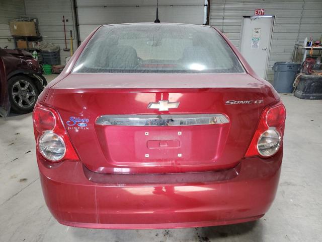 1G1JC5SH0C4210003 - 2012 CHEVROLET SONIC LT RED photo 6