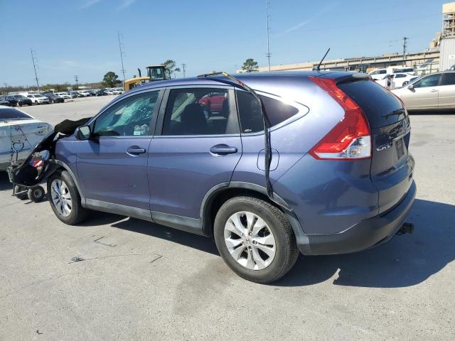 3CZRM3H55CG700152 - 2012 HONDA CR-V EX BLUE photo 2