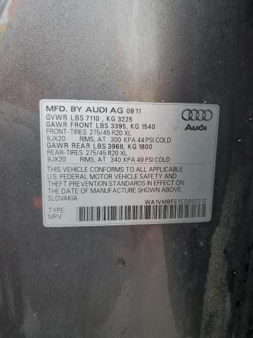 WA1VMBFE1CD002212 - 2012 AUDI Q7 PRESTIGE 灰色 照片 13