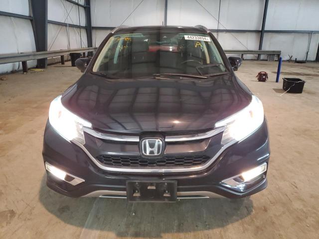 5J6RM4H9XFL127264 - 2015 HONDA CR-V TOURING BLACK photo 5