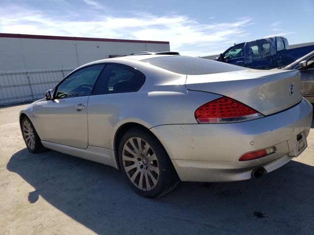 WBAEH13547CR53229 - 2007 BMW 650 I SILVER photo 2