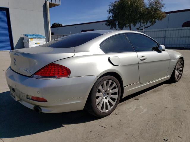 WBAEH13547CR53229 - 2007 BMW 650 I SILVER photo 3