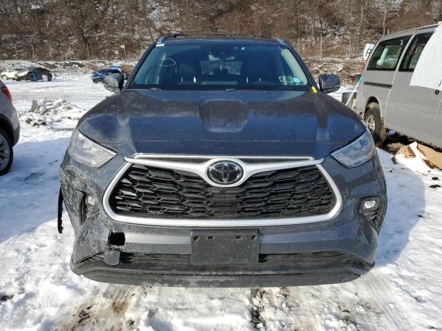 5TDGZRBH4LS004551 - 2020 TOYOTA HIGHLANDER XLE GRAY photo 5