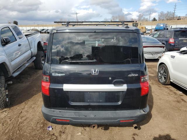 5J6YH2H73BL000207 - 2011 HONDA ELEMENT EX BLACK photo 6