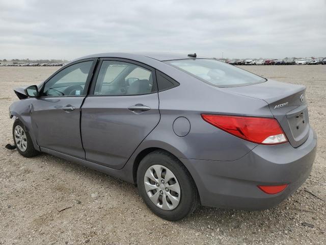 KMHCT4AE0GU063264 - 2016 HYUNDAI ACCENT SE GRAY photo 2