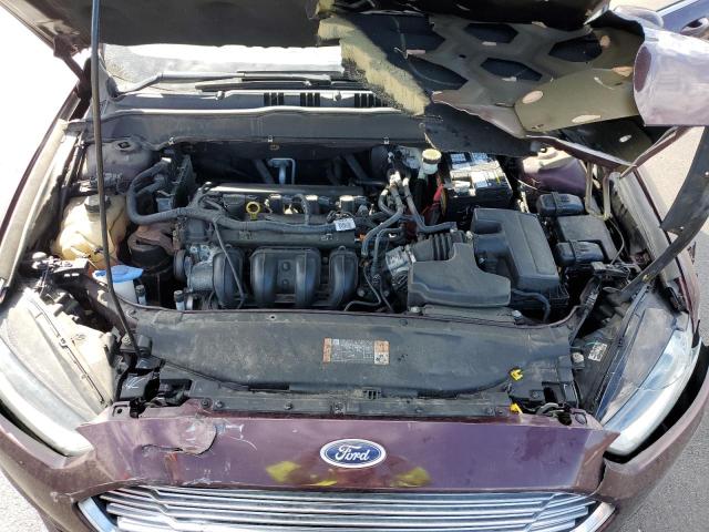 3FA6P0H71DR315814 - 2013 FORD FUSION SE MAROON photo 11