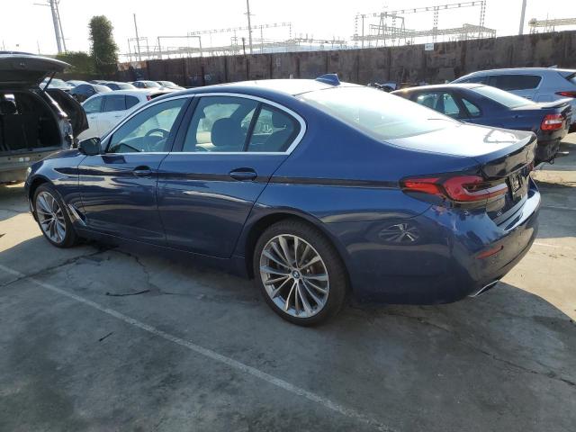 WBA53BJ0XMWX26441 - 2021 BMW 540 I BLUE photo 2