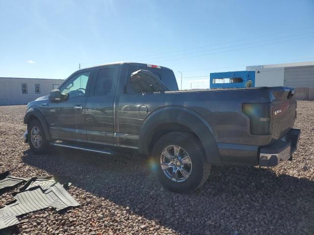 1FTEX1CP3FFB24186 - 2015 FORD F150 SUPER CAB GRAY photo 2