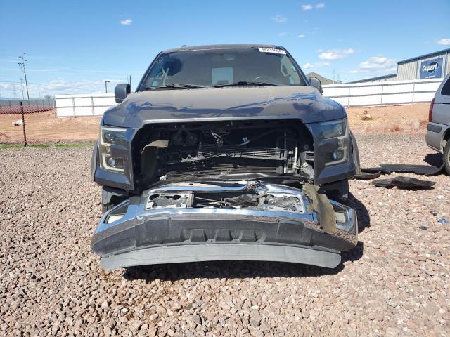 1FTEX1CP3FFB24186 - 2015 FORD F150 SUPER CAB GRAY photo 5