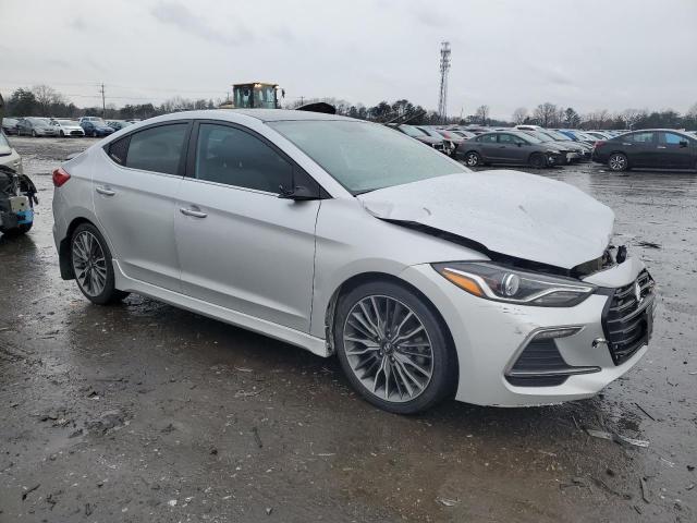 KMHD04LB7JU679566 - 2018 HYUNDAI ELANTRA SPORT SILVER photo 4