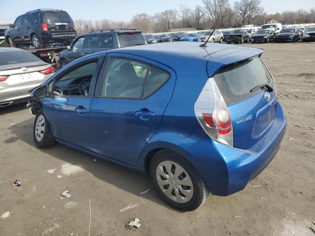 JTDKDTB32E1065942 - 2014 TOYOTA PRIUS C BLUE photo 2