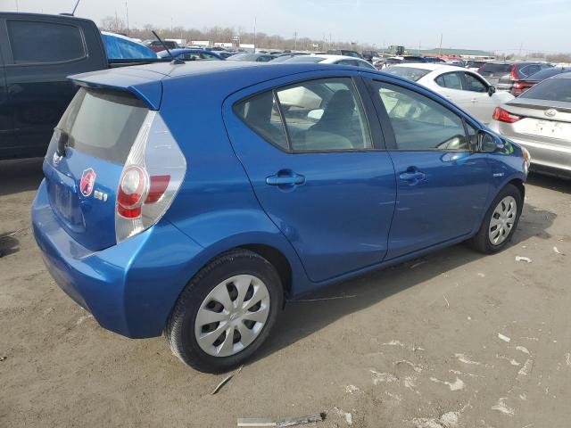 JTDKDTB32E1065942 - 2014 TOYOTA PRIUS C BLUE photo 3