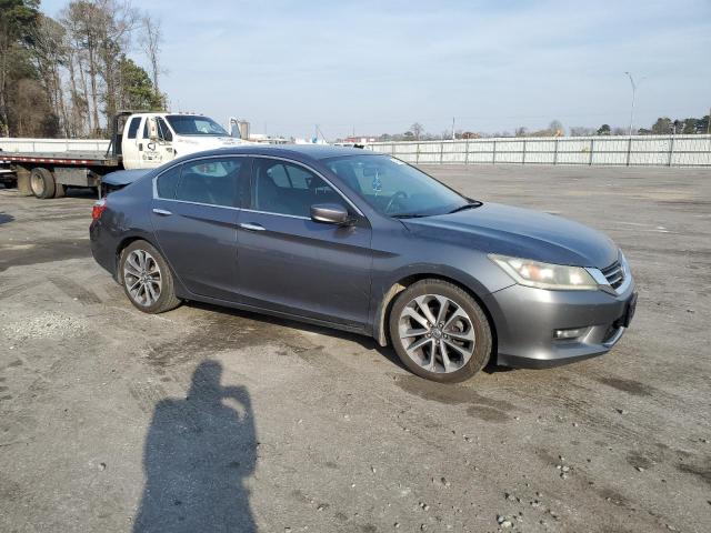 1HGCR2F53FA111079 - 2015 HONDA ACCORD SPORT GRAY photo 4