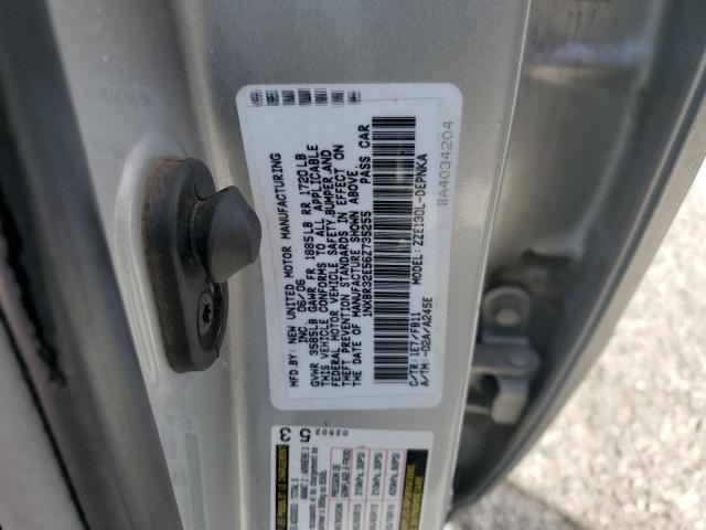 1NXBR32E56Z735255 - 2006 TOYOTA COROLLA CE SILVER photo 12