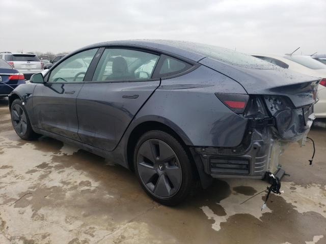 5YJ3E1EA6PF408309 - 2023 TESLA MODEL 3 GRAY photo 2