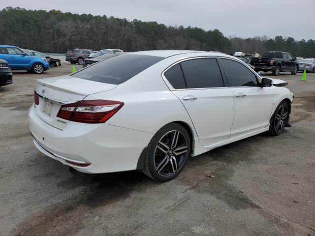 1HGCR2F57HA172485 - 2017 HONDA ACCORD SPORT WHITE photo 3