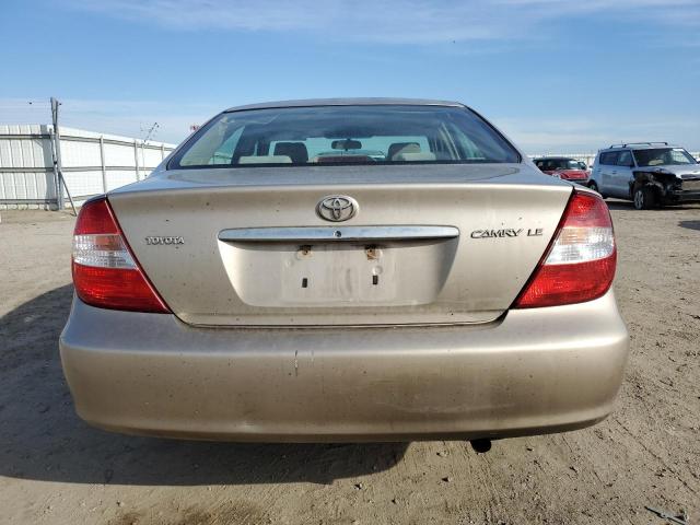 4T1BE32KX3U740867 - 2003 TOYOTA CAMRY LE TAN photo 6