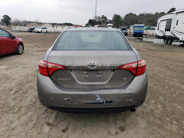 5YFBURHE5JP814220 - 2018 TOYOTA COROLLA L GRAY photo 6