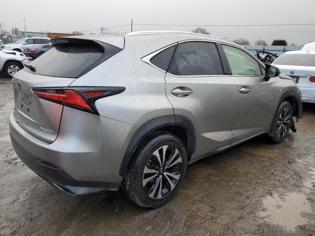 JTJBARBZ4J2160553 - 2018 LEXUS NX 300 BASE ნაცრისფერი ფოტო 3