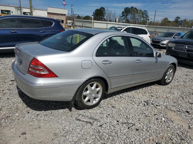 WDBRF64J24F505406 - 2004 MERCEDES-BENZ C 320 SILVER photo 3