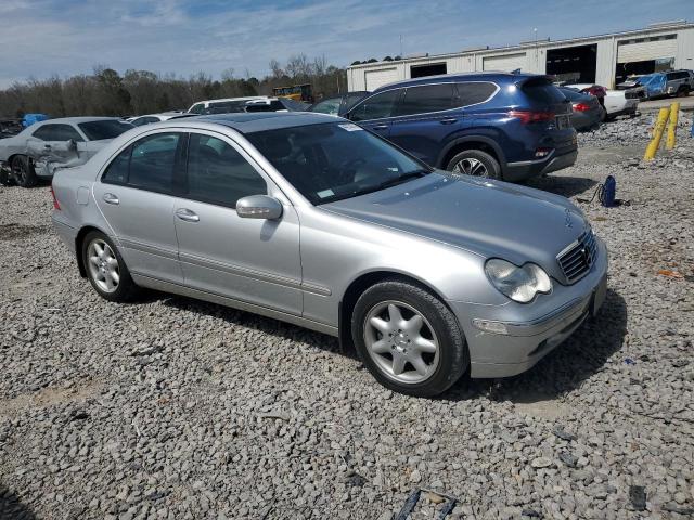 WDBRF64J24F505406 - 2004 MERCEDES-BENZ C 320 SILVER photo 4