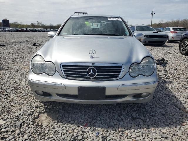 WDBRF64J24F505406 - 2004 MERCEDES-BENZ C 320 SILVER photo 5