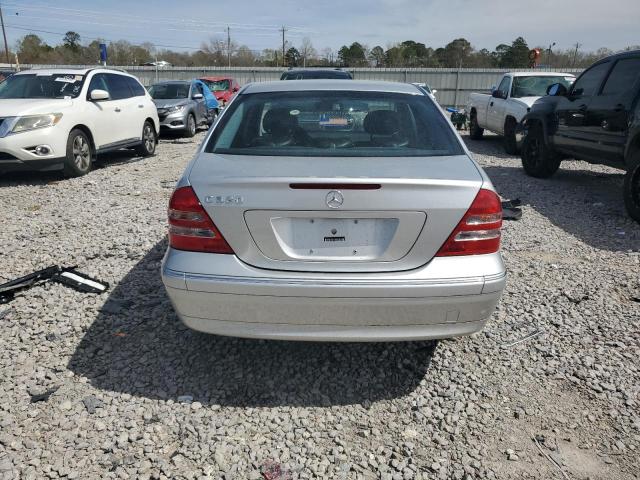 WDBRF64J24F505406 - 2004 MERCEDES-BENZ C 320 SILVER photo 6