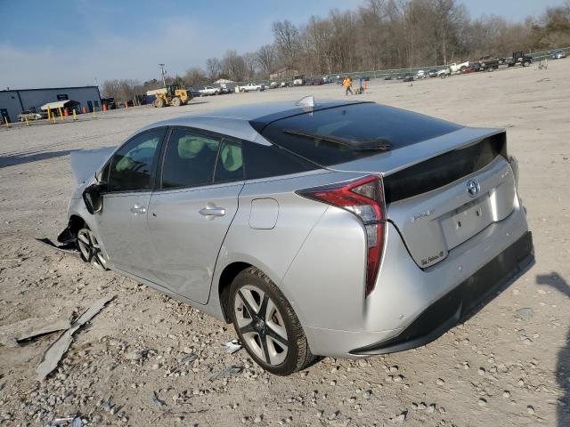 JTDKARFU9H3543801 - 2017 TOYOTA PRIUS SILVER photo 2