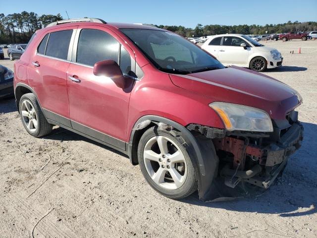 KL7CJNSBXFB162914 - 2015 CHEVROLET TRAX LTZ RED photo 4