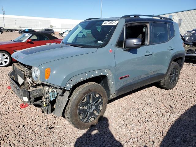 ZACCJBCB3JPG85321 - 2018 JEEP RENEGADE TRAILHAWK GRAY photo 1