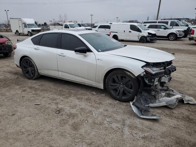 19UUB5F51MA009805 - 2021 ACURA TLX TECH A WHITE photo 4