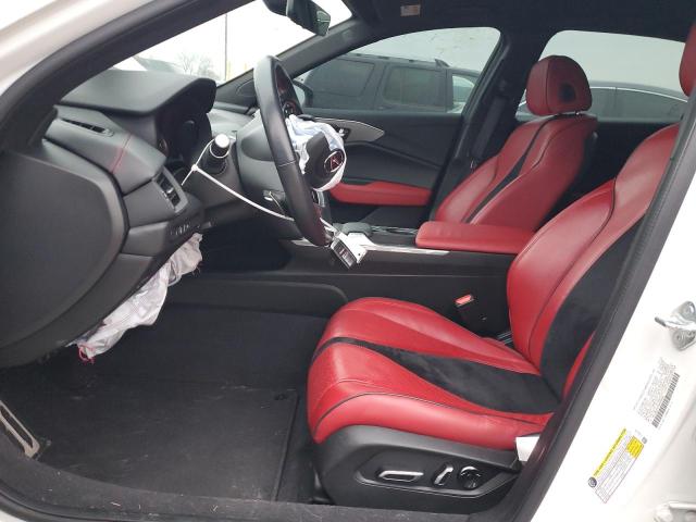 19UUB5F51MA009805 - 2021 ACURA TLX TECH A WHITE photo 7