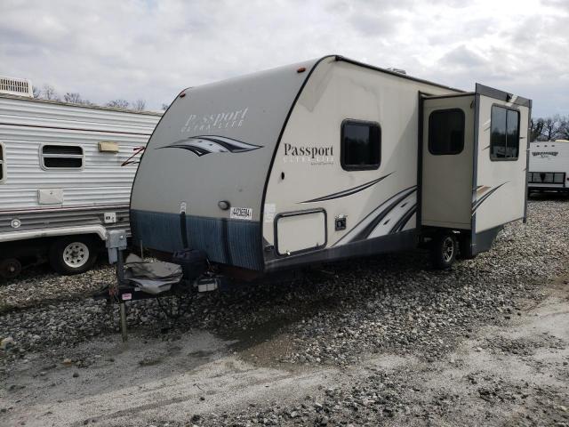 4YDT24028GT413435 - 2016 KEYSTONE PASSPORT GRAY photo 2