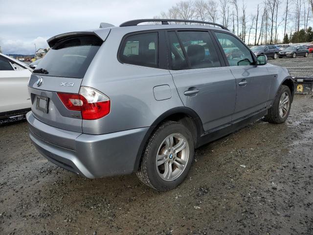 WBXPA934X6WG81679 - 2006 BMW X3 3.0I SILVER photo 3