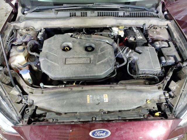 3FA6P0T90HR261565 - 2017 FORD FUSION SE BURGUNDY photo 11