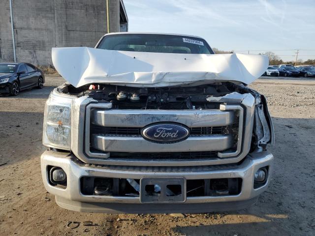 1FTBF3A62CEB37539 - 2012 FORD F350 SUPER DUTY WHITE photo 5