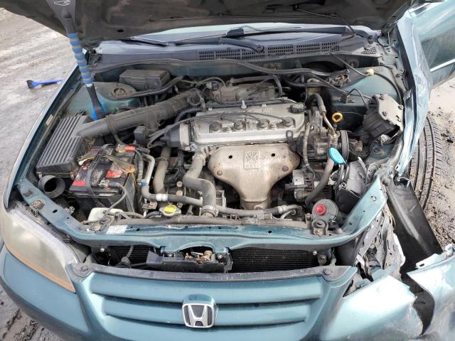 JHMCG56432C001451 - 2002 HONDA ACCORD LX GREEN photo 11