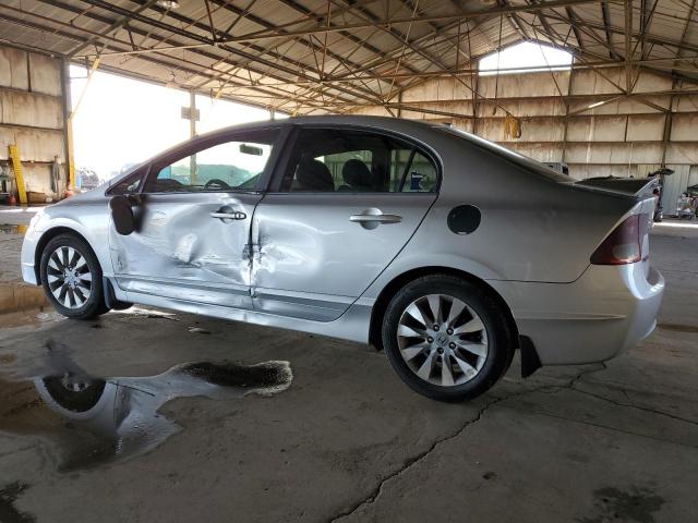 19XFA1F98AE001442 - 2010 HONDA CIVIC EXL SILVER photo 2