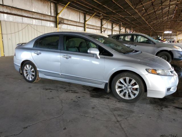 19XFA1F98AE001442 - 2010 HONDA CIVIC EXL SILVER photo 4