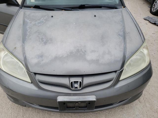2HGES16365H519792 - 2005 HONDA CIVIC DX VP ნაცრისფერი ფოტო 11