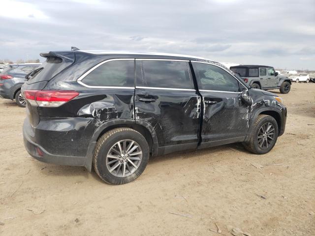 5TDJZRFH4KS584012 - 2019 TOYOTA HIGHLANDER SE BLACK photo 3