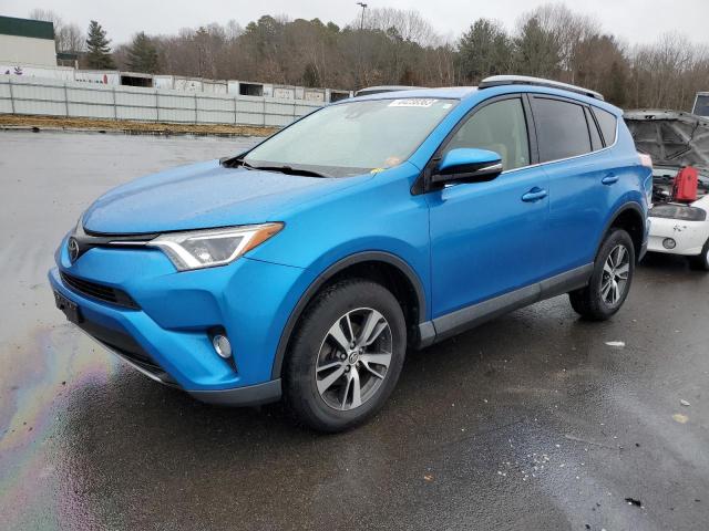 JTMRFREVXJJ736180 - 2018 TOYOTA RAV4 ADVENTURE BLUE photo 1