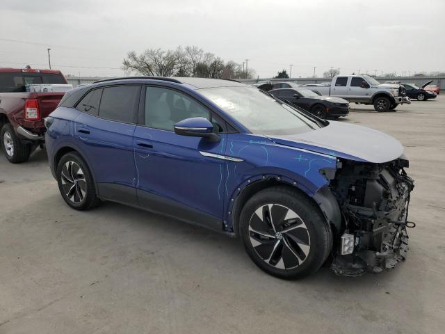 WVGTMPE27MP031243 - 2021 VOLKSWAGEN ID.4 PRO S ლურჯი ფოტო 4