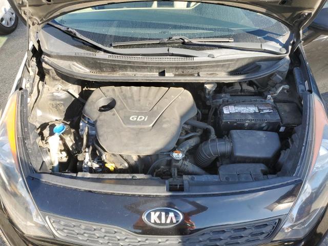 KNADM5A36E6360368 - 2014 KIA RIO LX BLACK photo 11