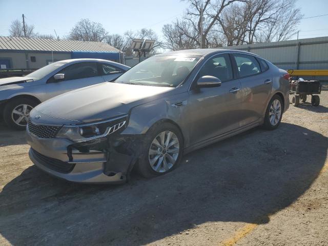 5XXGU4L31GG091241 - 2016 KIA OPTIMA EX GRAY photo 1