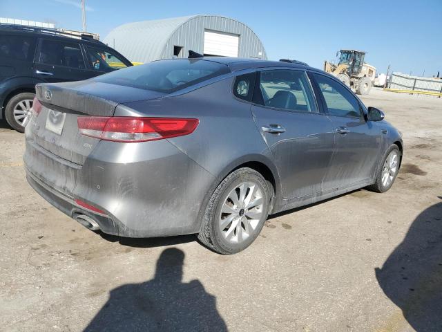 5XXGU4L31GG091241 - 2016 KIA OPTIMA EX GRAY photo 3