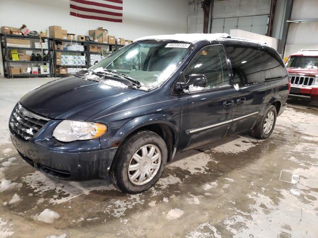 2A8GP54L67R293391 - 2007 CHRYSLER TOWN & COU TOURING ლურჯი ფოტო 1